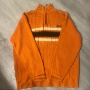 Y2K Bintage South Pole Men’s Orange Sweater